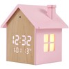 iTotal - Birdhouse žadintuvas - pastelinės rožinės spalvos