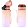 Itotal I-Drink - Tritan Bottle - 500 ml. oranžinė ir alyvinė – (ID2123)