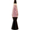 iTotal - Lava Lamp 36 cm - Juodas Base and Glitter (XL2344)