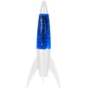 iTotal - Rocket Glitter Lamp - Baltas Base and Mėlyna Light - 36 cm
