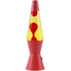 iTotal - Spaceship LED Lava Lamp - Rožinė base, yellow liquid and red wax (XL3333)