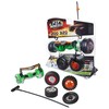 Jakks Pacific, 4 padangos + turbo paleidimo mechanizmas, Jakks Pacific, smagračiai ratai, žalia, berniukams, 8+ metai