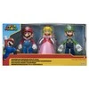 Nintendo – 3 pakuočių 10 cm grybų karalystės dioramos rinkinys (64511-4L)