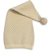 Kepurė Smallstuff - Pixie Hat - Off-baltas with golden hearts - 6-8 metai