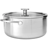 KitchenAid - Daugkartinis puodas su dangčiu - sidabrinis - 24 cm
