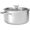 KitchenAid - Daugiafunkcis puodas su dangčiu - sidabrinis - 20 cm