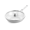 KitchenAid - „Multiply“ vokas su dangčiu - sidabro spalvos - 28 cm