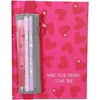 Trend - PENfection Notebook with Pen Set - Heart - Bright Raudona and Rožinė (413890)