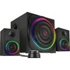 Kompiuterio kolonėlės Speedlink - GRAVITY CARBON RGB 2.1 garsiakalbių sistema