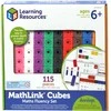 Learning Resources Mokymosi ištekliai – „MathLink® Cubes“ – matematikos sklandumo rinkinys (LSP4299-SCA)
