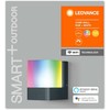 Sieninis šviestuvas Ledvance 9,5W LED šviestuvas SMART+ WIFI CUBE, tamsiai pilkas, 3000K, reguliuojamos RGB spalvos, 80cm