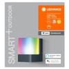 Sieninis šviestuvas Ledvance 9,5W LED šviestuvas SMART+ WIFI CUBE, tamsiai pilkas, 3000K, reguliuojamos RGB spalvos, 80cm