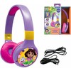 Friends Lexibook - 2 in 1 foldable Dora Headphones (HPBT010DOR)