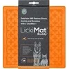 Lickimat LICKI MAT - Šuns dubuo Buddy oranžinis 20x20 cm - (645.5350)