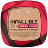 L'Oréal Paris Infaillible 24H Fresh Wear makiažo pagrindas pudros pavidalu