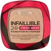 „L'Oréal Paris Infaillible 24H Fresh Wear Foundation In A Powder Makeup“ moterims, 9 g