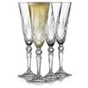 Lyngby Glas – Crystal Melodia šampano taurė – 16 cl – 4 rinkinys