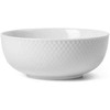 Lyngby Porcelæn - Rhombe Baltas Bowl - Ø15,5 cm