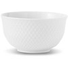 Lyngby Porcelæn – Rombo baltas serviravimo indas – Ø17,5 cm
