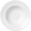 Lyngby Porcelæn - Rhombe baltos sriubos lėkštė - Ø24,5 cm
