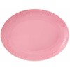 Lyngby Porcelæn - Ovalus serviravimo indas „Rhombe Color“ - 28,5 x 21,5 cm - Rožinis