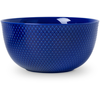 Lyngby Porcelæn – Rombo spalvos serviravimo indas – Ø22 cm – Tamsiai mėlynas