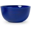 Lyngby Porcelæn – Rombo spalvos serviravimo indas – Ø22 cm – Tamsiai mėlynas