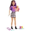 Barbie kapitono lėlių auklė + kūdikių aksesuarai GRP11 ZA5084