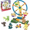 Mattel MEGA - Pokémon Construction Set Ferris Wheel with Figures - 393 Pieces (HXF80)