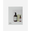 „Meraki“ – dovanų dėžutė su savaiminio įdegio lašais, vonios pirštine, kūno losjonu – balta – 140 g, 100 ml, 490 ml