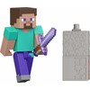 Mattel Figūrėlė Minecraft Redstone Steve su įkrova