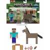 Mattel MINECRAFT PAGRINDINIŲ FIGŪRĖLIŲ 2 VNT. RINKINYS – Styvas ir Asilas