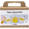 Diy Kit „Pasidaryk pats“ rinkinys – velykinės popierinės dekoracijos