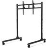 Laikiklis Next Level Racing Floor stand | Round Tube Freestanding Single Monitorius Stand | Up to 65 " | Height adjustment, Tilt | Maximum weight (capacity) 50 kg | Juodas