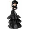 Žaislinė lelė Mattel „Monster High X Wednesday“ Trečiadienė su juoda suknele, 27 cm