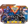 Monster Jam – 1:64 „Marvel 2 Pack“ – Kapitonas Amerika prieš žiemos kareivį