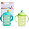 Munchkin - 2pk Click Lock™ Bite-Proof Trainer Cup +6m - Mėlyna/Žalias - 240 ml