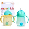 Munchkin - 2pk Tip & Sip Straw Trainer Cup - Mėlyna/Geltona - 207 ml