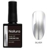 Nailura - Chromo pagrindo sidabrinis gelis - Sidabrinis - 10 ml