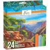 Craft Sensations 24 minkštų pastelinių kreidelių rinkinys – meno kūrybai