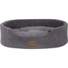 Nordic paws - Ovie Dog Bed - Charcoal Pilkas - L 70 x 56 cm.