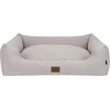 Nordic paws - Tiber Lux Dog Bed - Pilkas/rusvai gelsvas - XL 105 x 75 x 25 cm