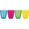 „Nuby“ – 4 dalių geriamųjų stiklinių rinkinys – ryškios spalvos – 300 ml + 9 mėn.