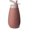 Nuuroo - Pax silikoninis gertuvės buteliukas - 350 ml - raudonmedžio spalvos