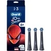 Oral B - iO Kids 6+ Marvel Spider-Man Elektrinis dantų šepetėlis Head - Juodas - 3