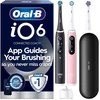 Oral B - iO6 Elektrinis dantų šepetėlis 2 vnt. - Juodas &amp; Rožinė
