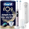 Oral B - iO9 Elektrinis dantų šepetėlis - Rose - 2 Šepetėlio galvutė, Charging Travel Case
