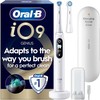 Oral B - iO9 Elektrinis dantų šepetėlis - Baltas - 2 Šepetėlio galvutė, Charging Travel Case