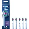 Oral B - Pro 3D Baltas Dantų šepetėlis Heads - Baltas - 5 count