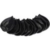 Pawz - Šuns batai XS 5,1 cm juodi 12 vnt. - (278094)